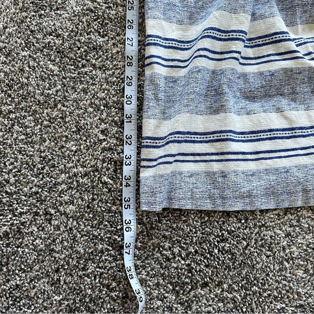 J. McLaughlin Tracy Blue and White Striped Sleeveless Dress Size Small 💙🤍 - Picture 7 of 11